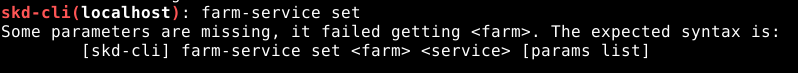 skd-cli (localhost): farm-service set